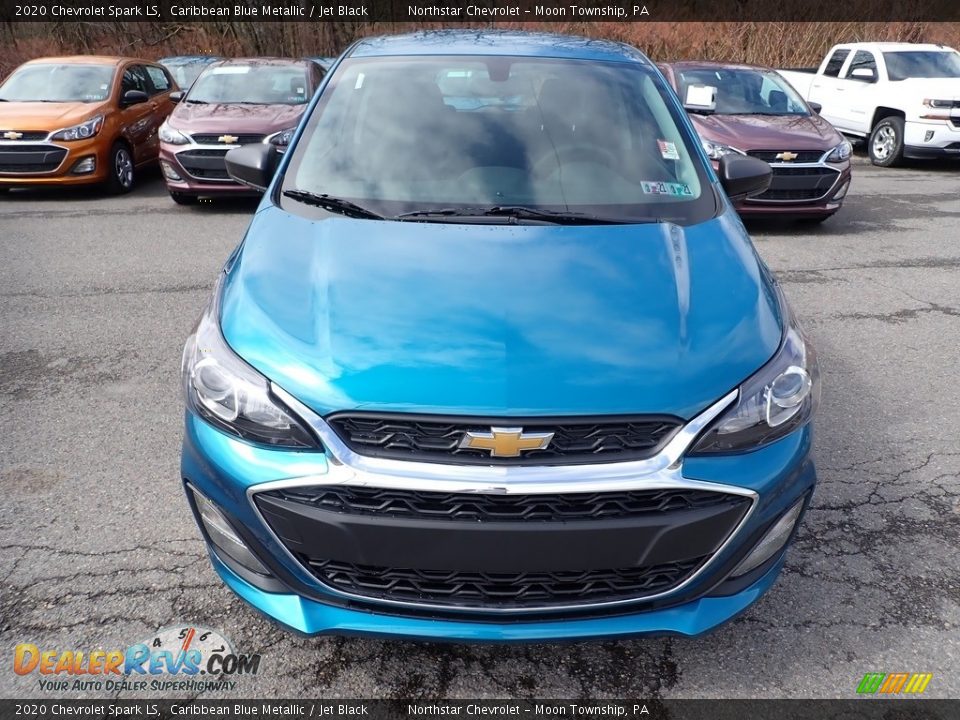 2020 Chevrolet Spark LS Caribbean Blue Metallic / Jet Black Photo #8
