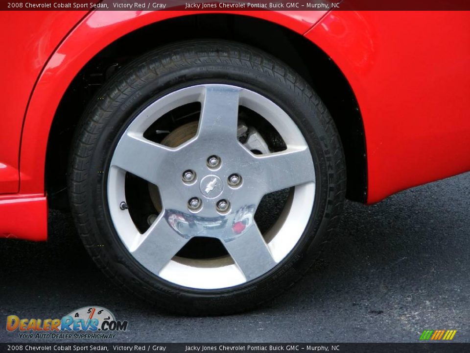 2008 Chevrolet Cobalt Sport Sedan Victory Red / Gray Photo #10