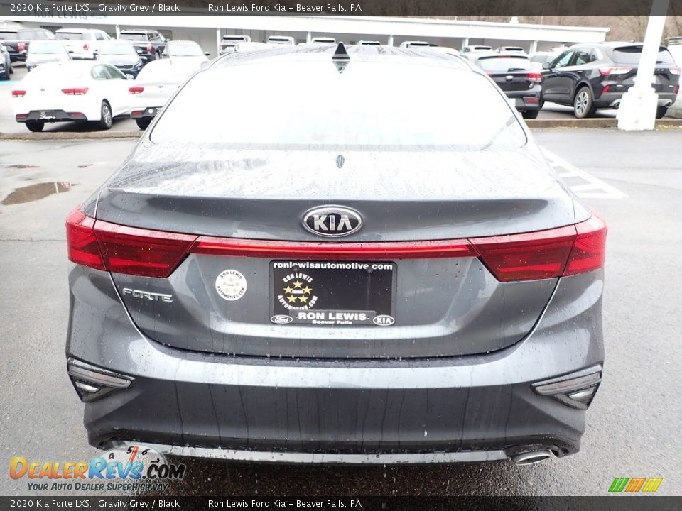 2020 Kia Forte LXS Gravity Grey / Black Photo #3