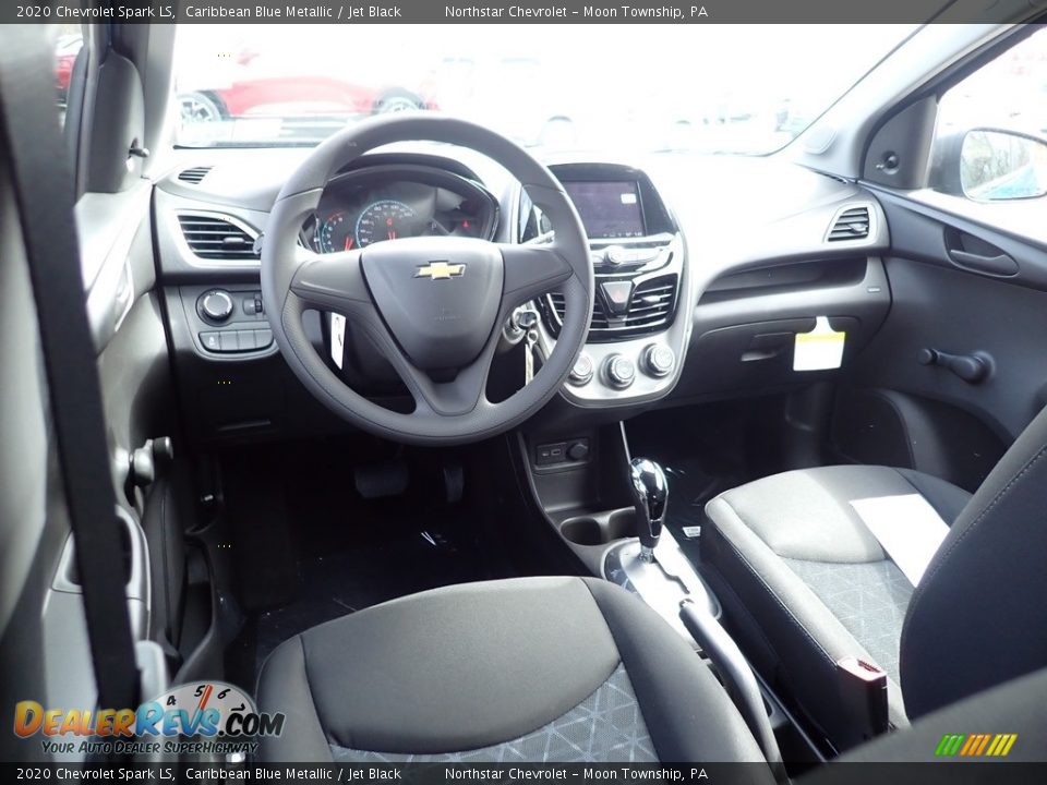 Jet Black Interior - 2020 Chevrolet Spark LS Photo #13