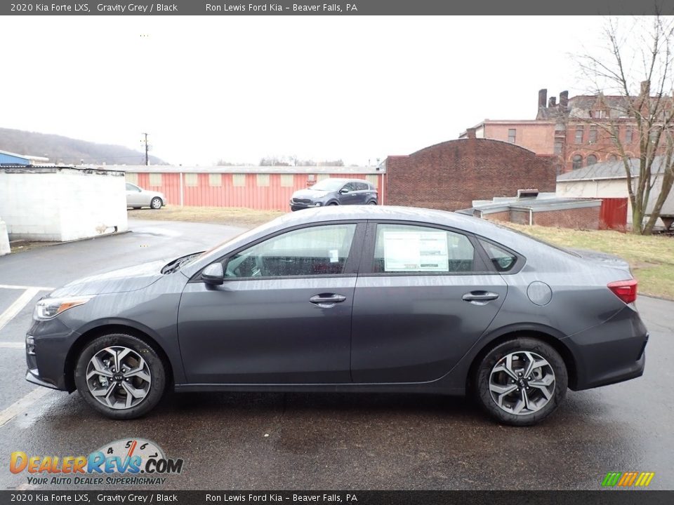2020 Kia Forte LXS Gravity Grey / Black Photo #6