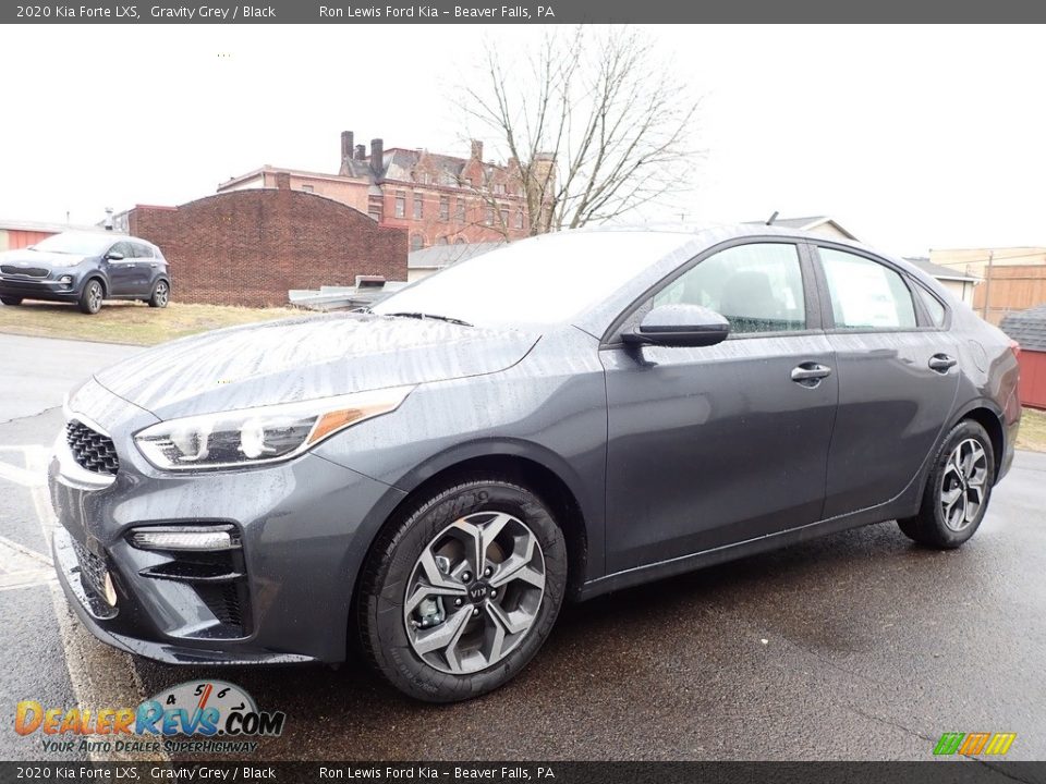 2020 Kia Forte LXS Gravity Grey / Black Photo #7