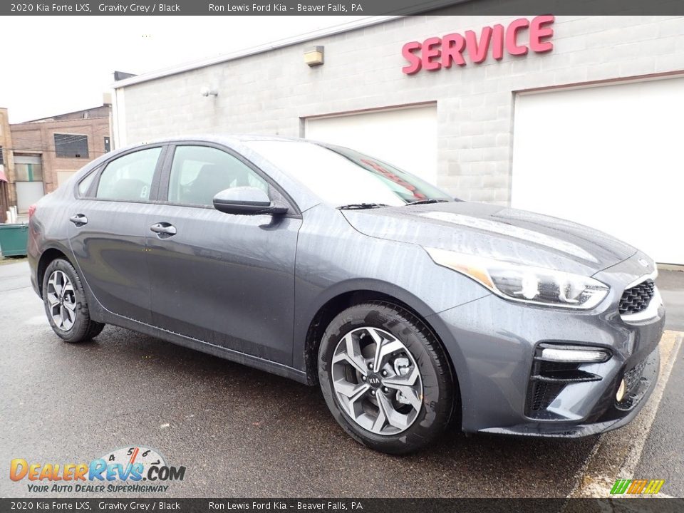 2020 Kia Forte LXS Gravity Grey / Black Photo #9