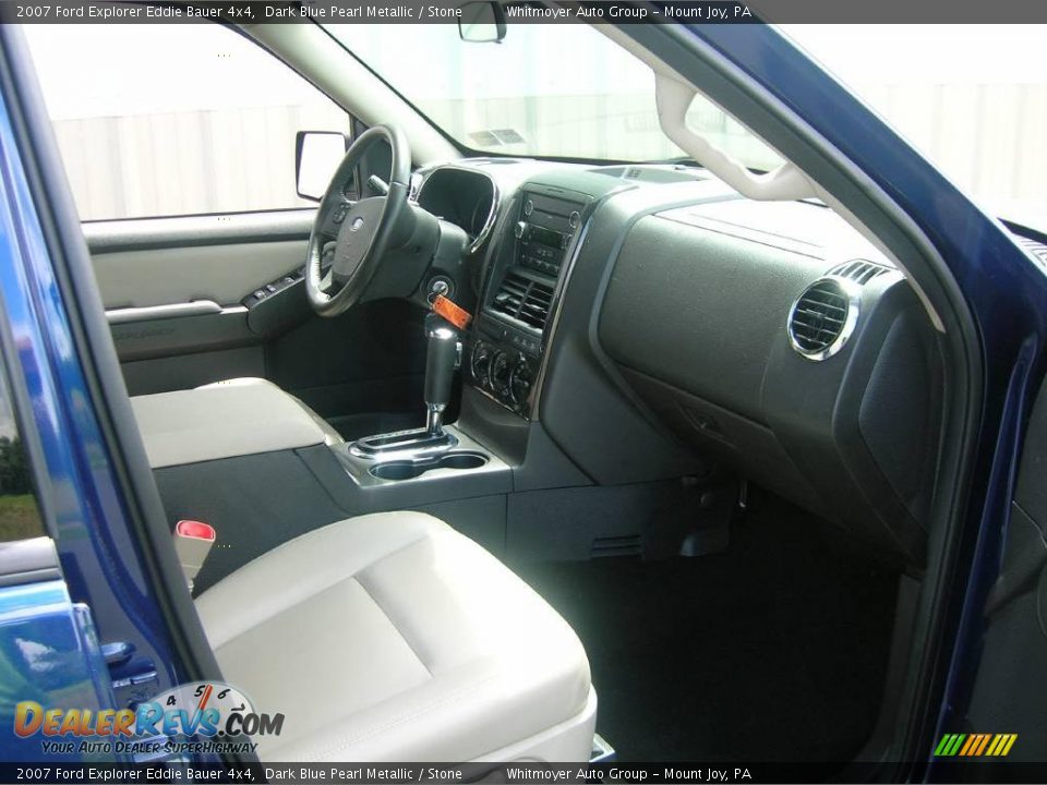 2007 Ford Explorer Eddie Bauer 4x4 Dark Blue Pearl Metallic / Stone Photo #8
