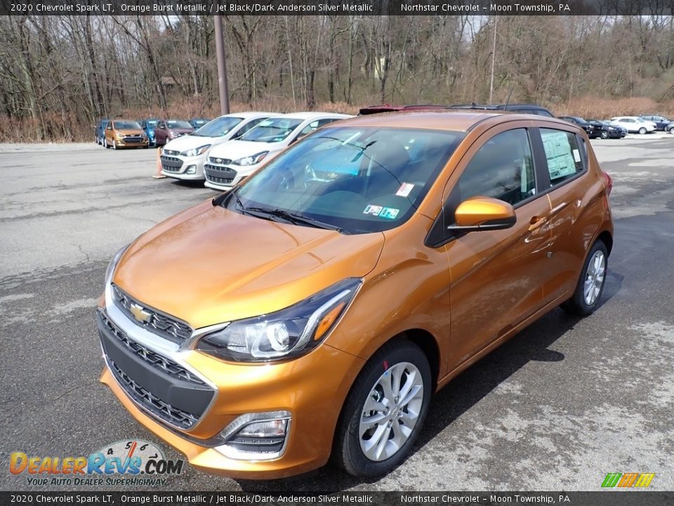 2020 Chevrolet Spark LT Orange Burst Metallic / Jet Black/Dark Anderson Silver Metallic Photo #1