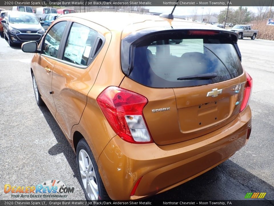 2020 Chevrolet Spark LT Orange Burst Metallic / Jet Black/Dark Anderson Silver Metallic Photo #3