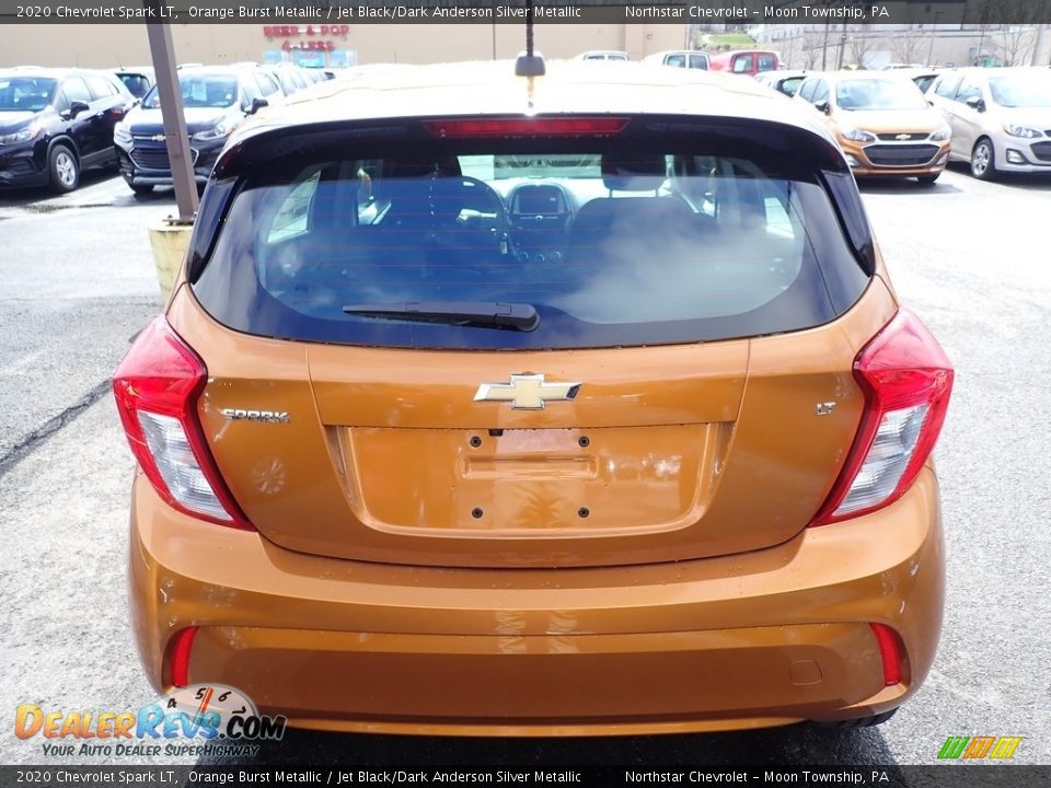 2020 Chevrolet Spark LT Orange Burst Metallic / Jet Black/Dark Anderson Silver Metallic Photo #4