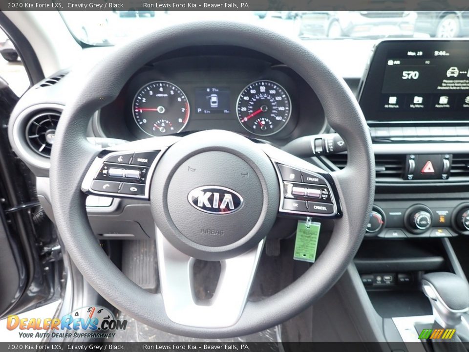 2020 Kia Forte LXS Gravity Grey / Black Photo #17