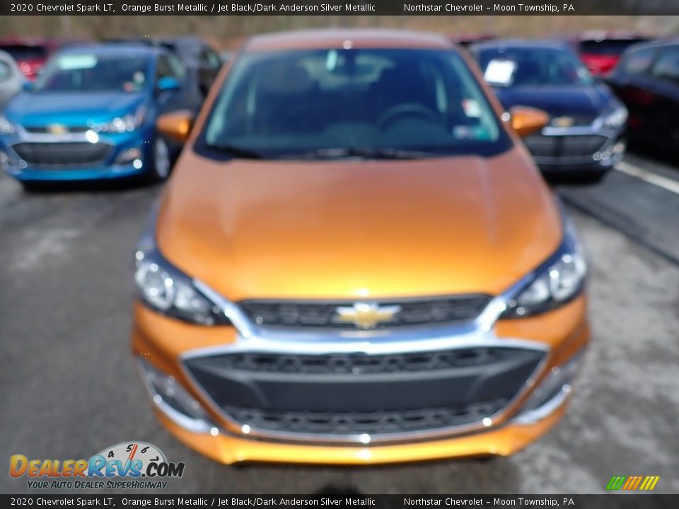 2020 Chevrolet Spark LT Orange Burst Metallic / Jet Black/Dark Anderson Silver Metallic Photo #8