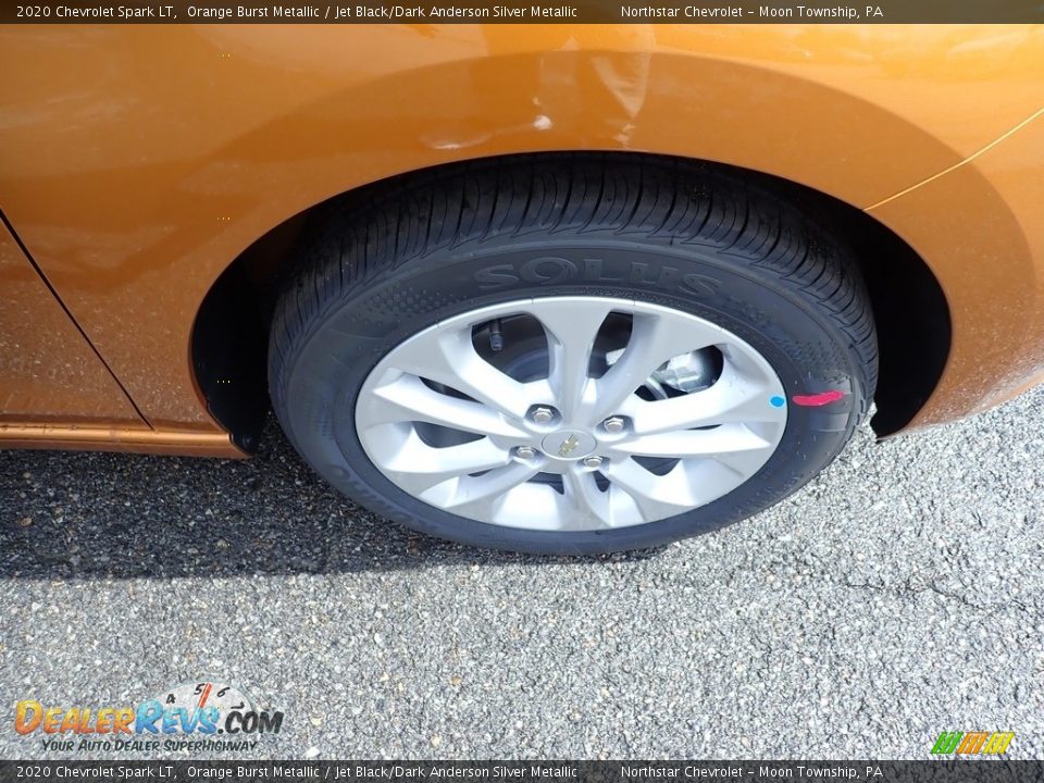 2020 Chevrolet Spark LT Orange Burst Metallic / Jet Black/Dark Anderson Silver Metallic Photo #9