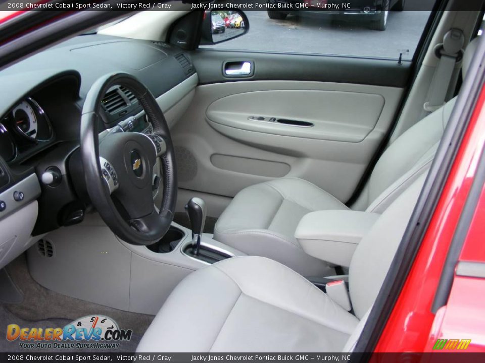 2008 Chevrolet Cobalt Sport Sedan Victory Red / Gray Photo #12