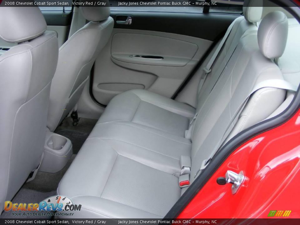 2008 Chevrolet Cobalt Sport Sedan Victory Red / Gray Photo #13