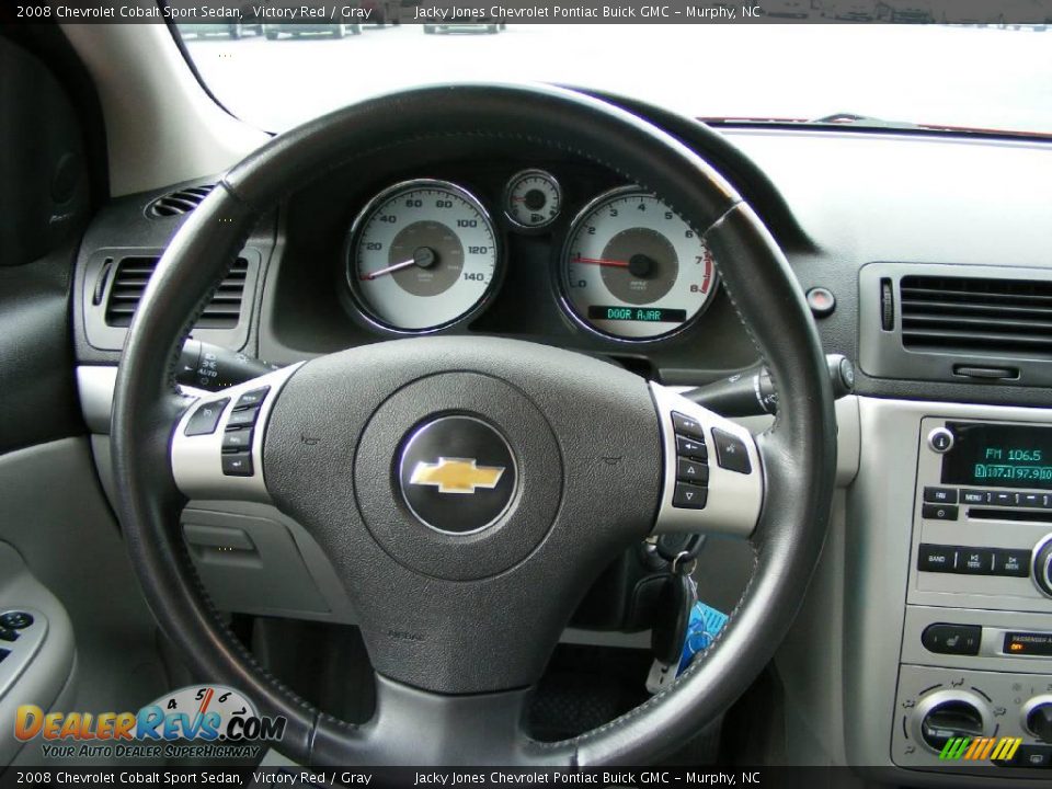 2008 Chevrolet Cobalt Sport Sedan Victory Red / Gray Photo #16