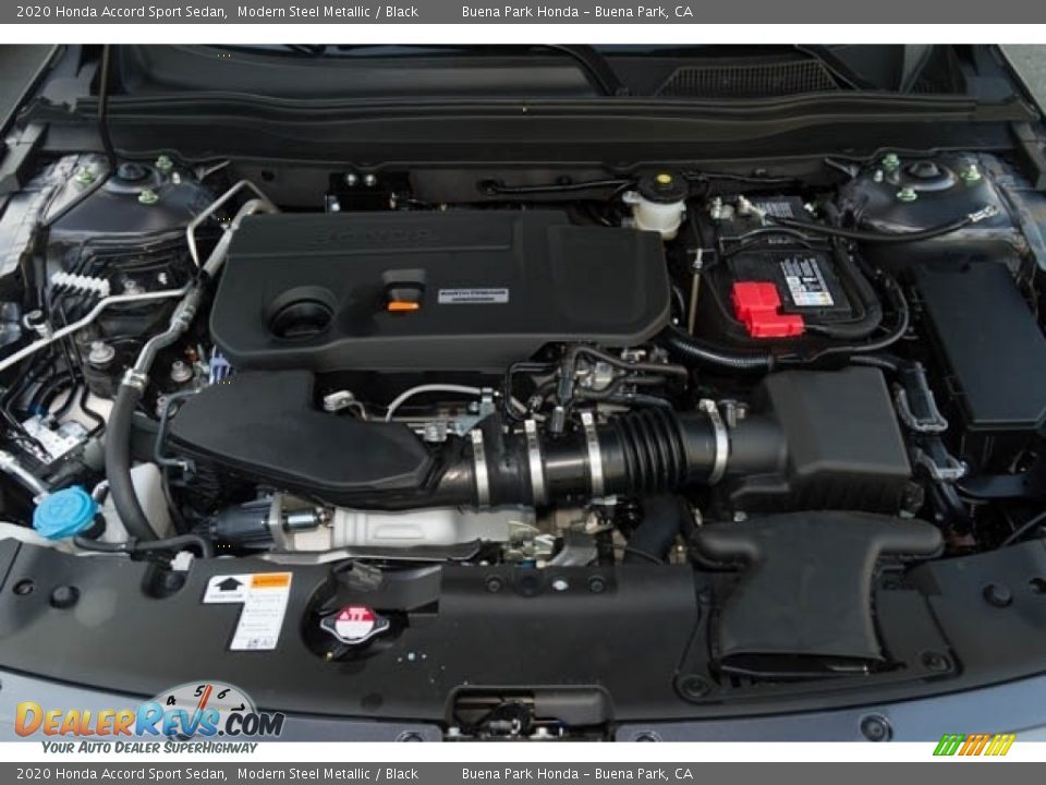 2020 Honda Accord Sport Sedan Modern Steel Metallic / Black Photo #10