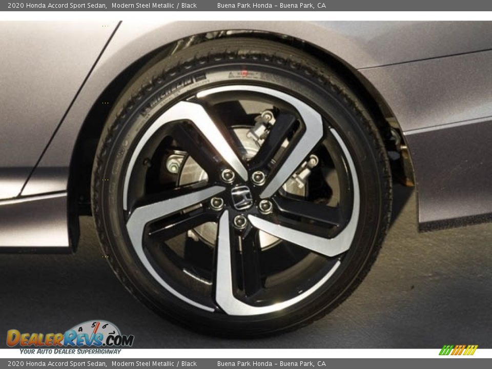 2020 Honda Accord Sport Sedan Modern Steel Metallic / Black Photo #14