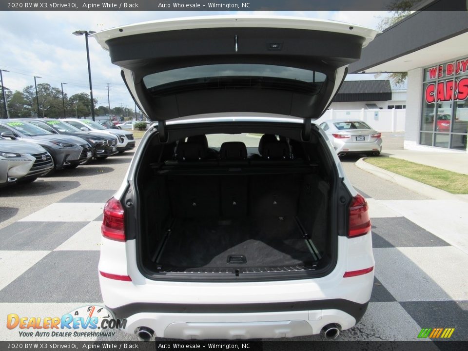 2020 BMW X3 sDrive30i Alpine White / Black Photo #5