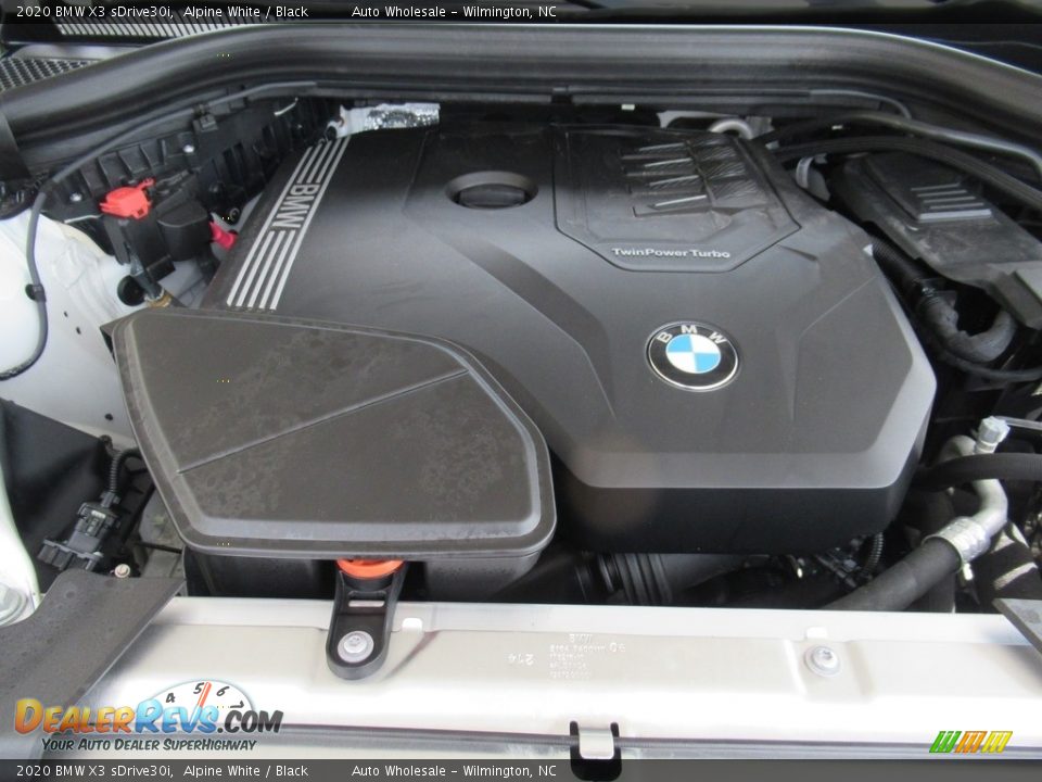 2020 BMW X3 sDrive30i Alpine White / Black Photo #6