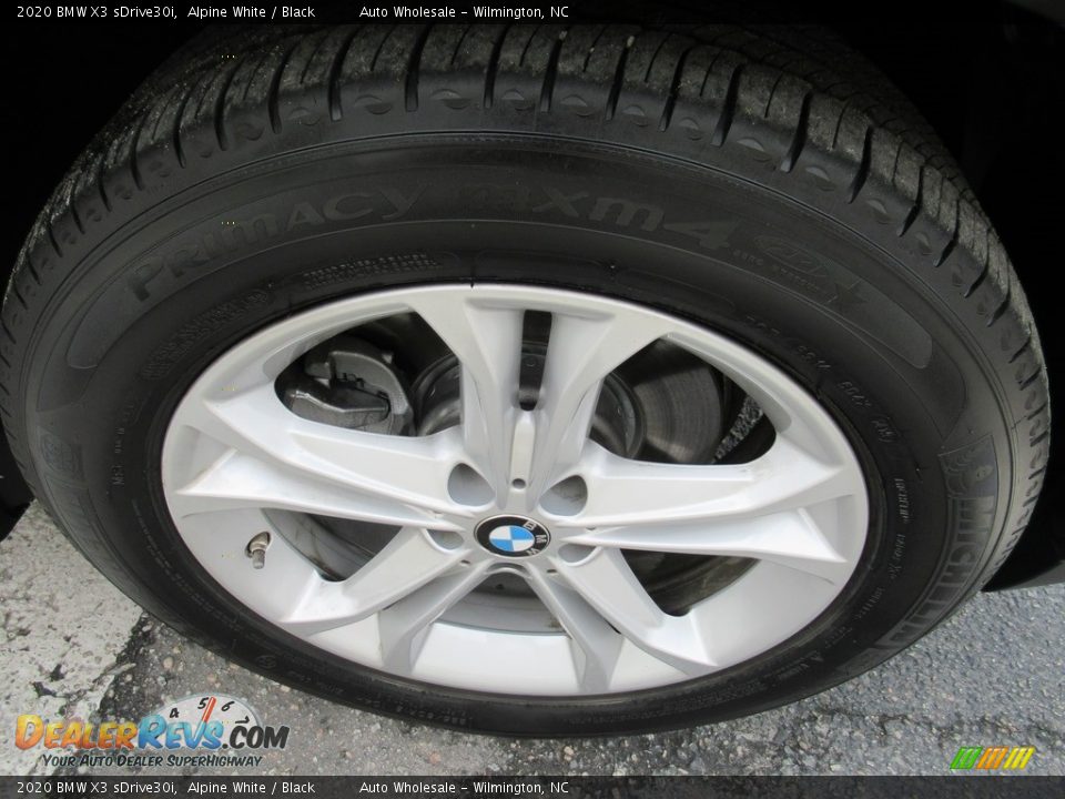 2020 BMW X3 sDrive30i Alpine White / Black Photo #7