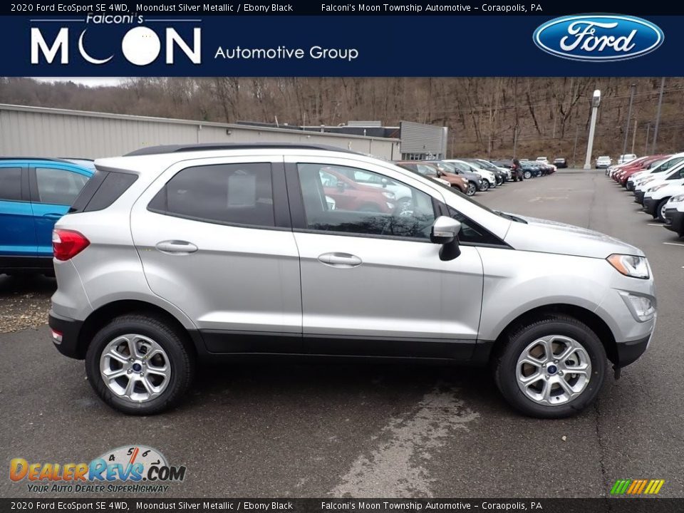 2020 Ford EcoSport SE 4WD Moondust Silver Metallic / Ebony Black Photo #1