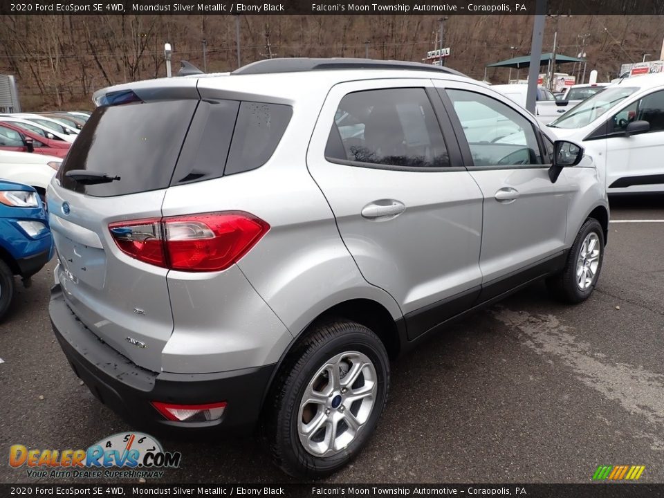 2020 Ford EcoSport SE 4WD Moondust Silver Metallic / Ebony Black Photo #2