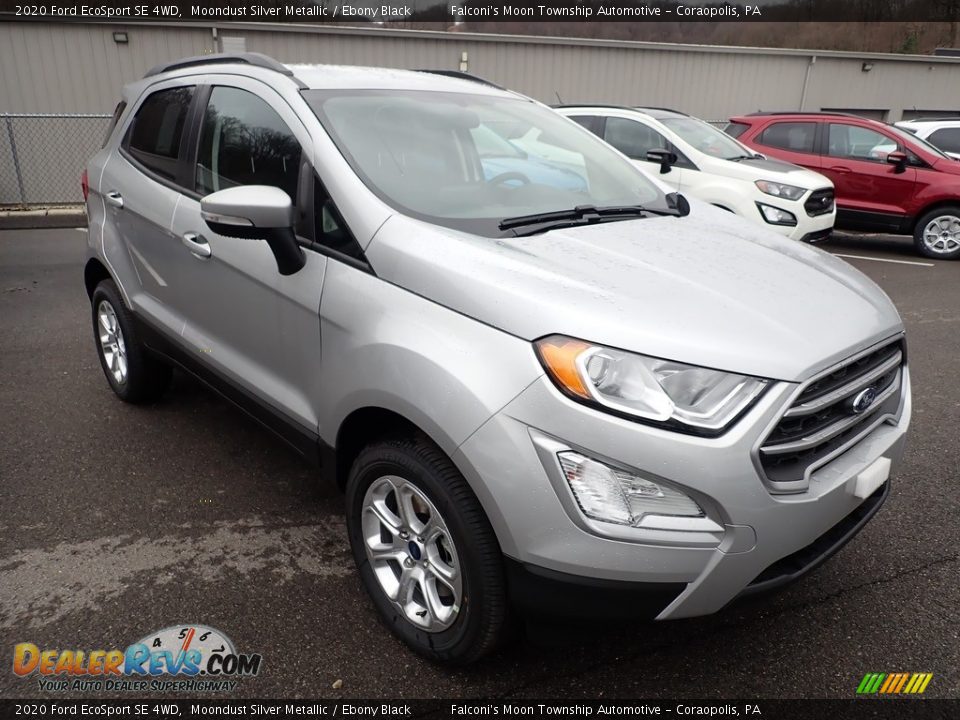 2020 Ford EcoSport SE 4WD Moondust Silver Metallic / Ebony Black Photo #3