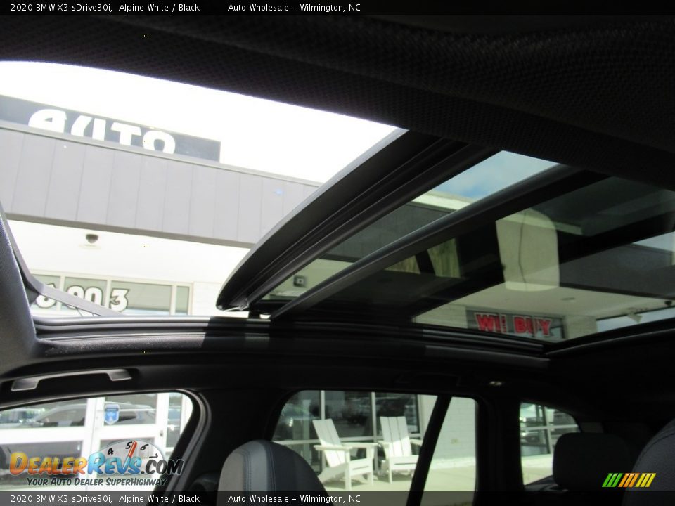 2020 BMW X3 sDrive30i Alpine White / Black Photo #11