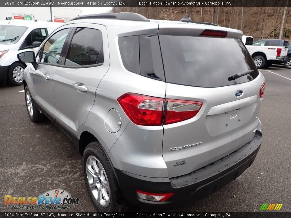 2020 Ford EcoSport SE 4WD Moondust Silver Metallic / Ebony Black Photo #6