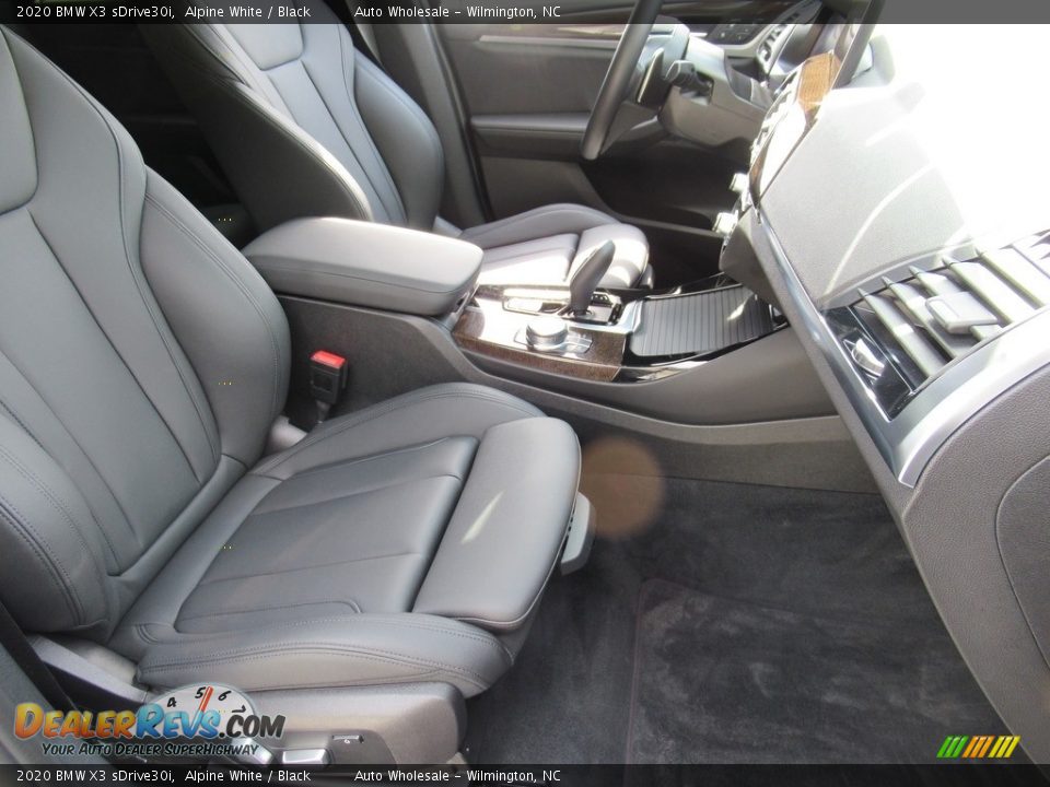2020 BMW X3 sDrive30i Alpine White / Black Photo #13