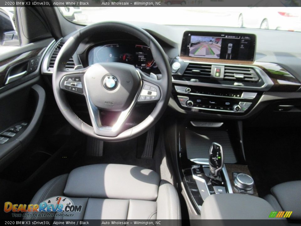 2020 BMW X3 sDrive30i Alpine White / Black Photo #15