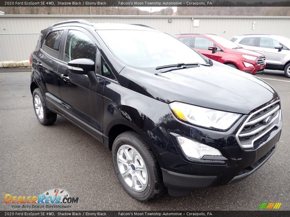 2020 Ford EcoSport SE 4WD Shadow Black / Ebony Black Photo #3