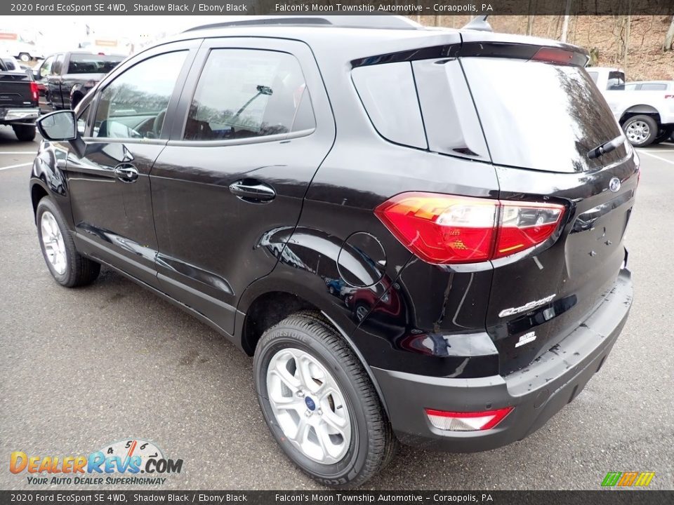 2020 Ford EcoSport SE 4WD Shadow Black / Ebony Black Photo #6