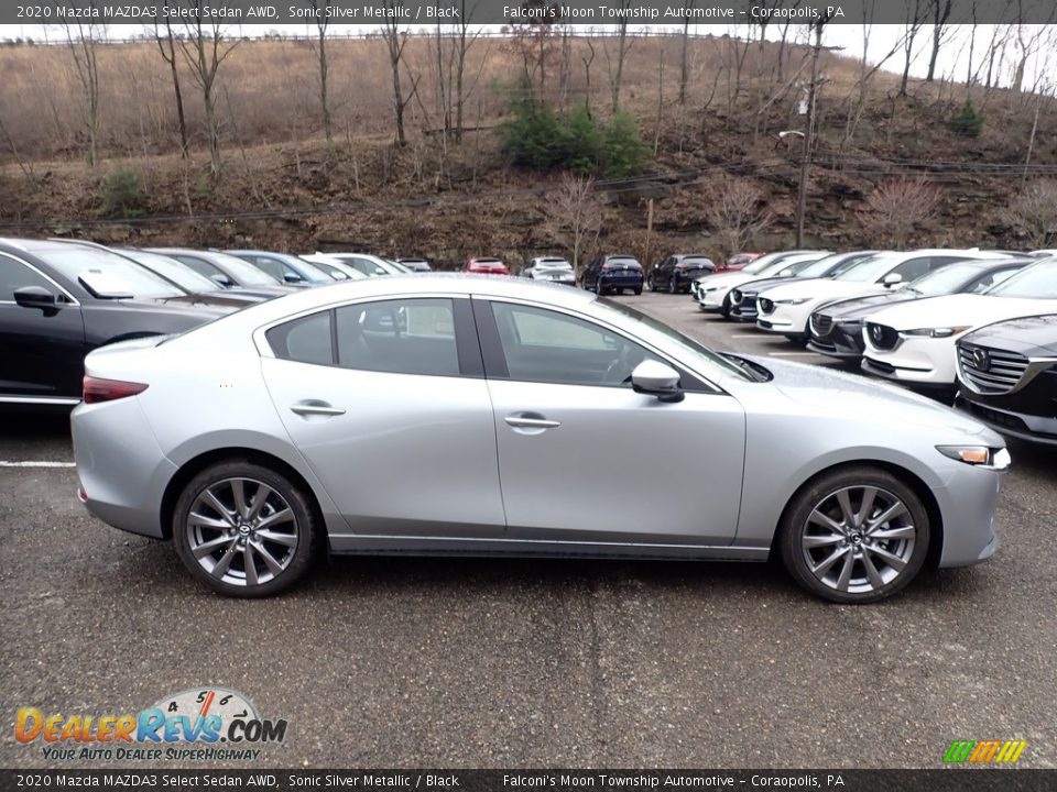 2020 Mazda MAZDA3 Select Sedan AWD Sonic Silver Metallic / Black Photo #1