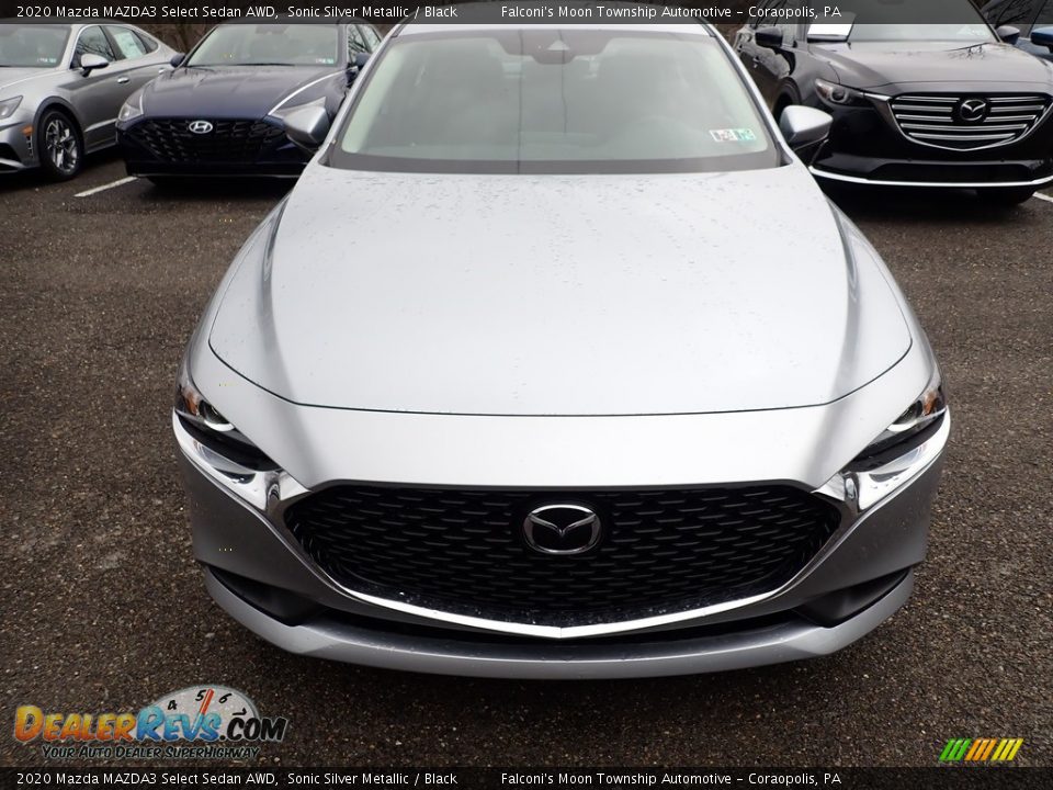 2020 Mazda MAZDA3 Select Sedan AWD Sonic Silver Metallic / Black Photo #4