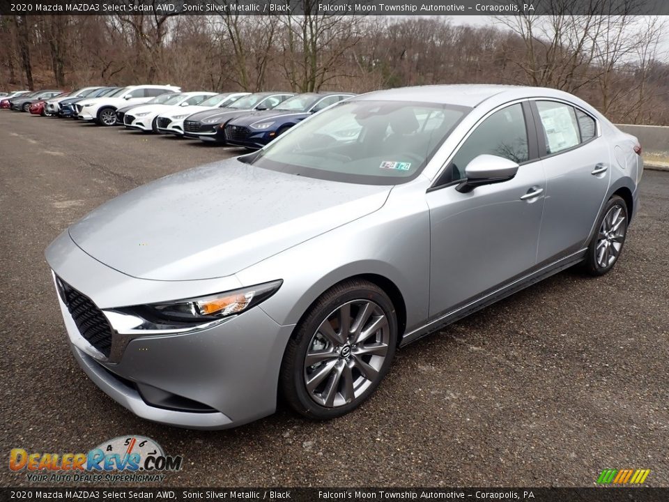 2020 Mazda MAZDA3 Select Sedan AWD Sonic Silver Metallic / Black Photo #5