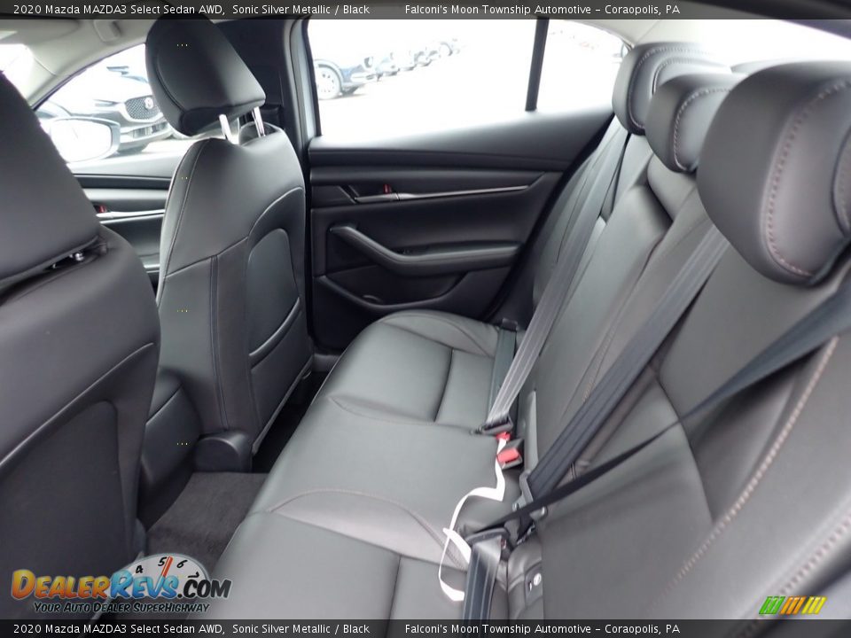 2020 Mazda MAZDA3 Select Sedan AWD Sonic Silver Metallic / Black Photo #8