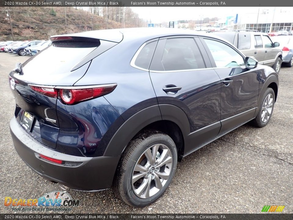 2020 Mazda CX-30 Select AWD Deep Crystal Blue Mica / Black Photo #2