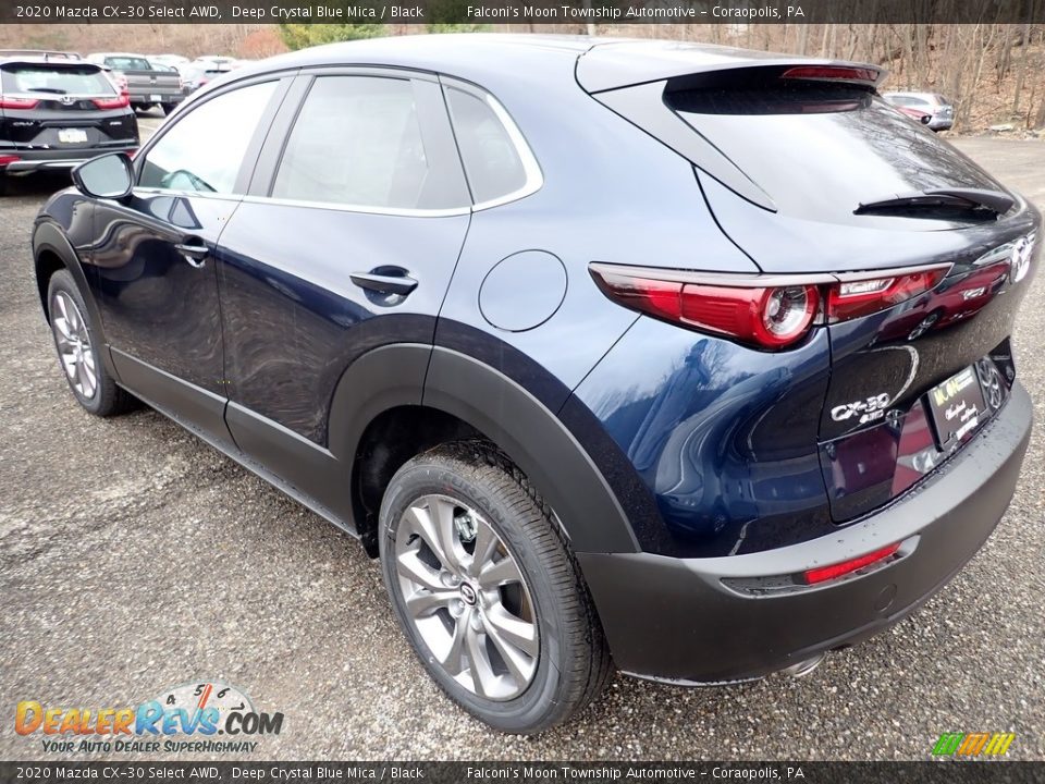 2020 Mazda CX-30 Select AWD Deep Crystal Blue Mica / Black Photo #6