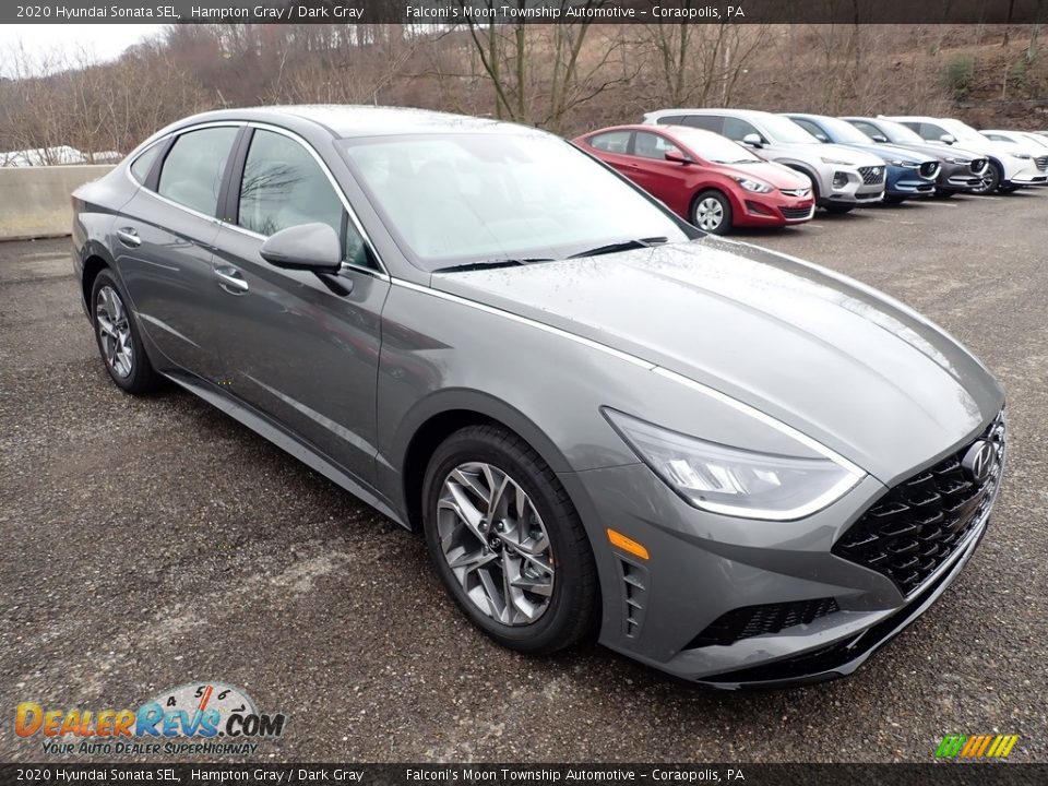 2020 Hyundai Sonata SEL Hampton Gray / Dark Gray Photo #3