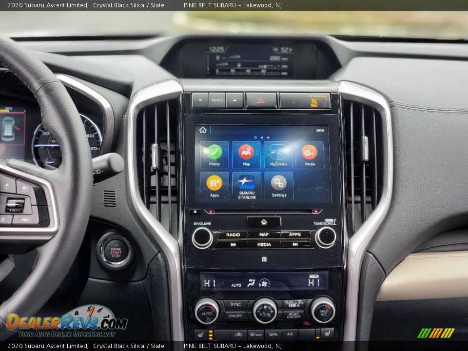 2020 Subaru Ascent Limited Crystal Black Silica / Slate Photo #4
