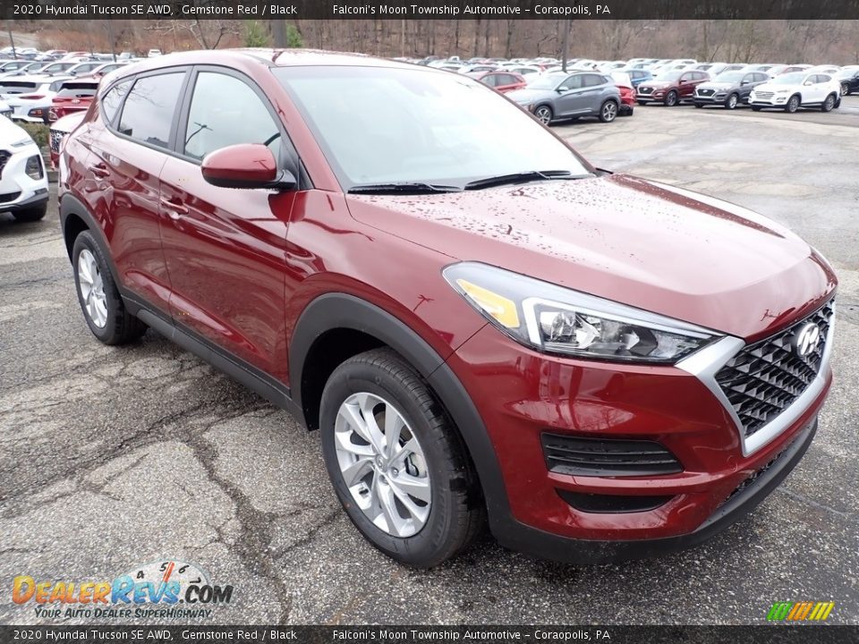 2020 Hyundai Tucson SE AWD Gemstone Red / Black Photo #3