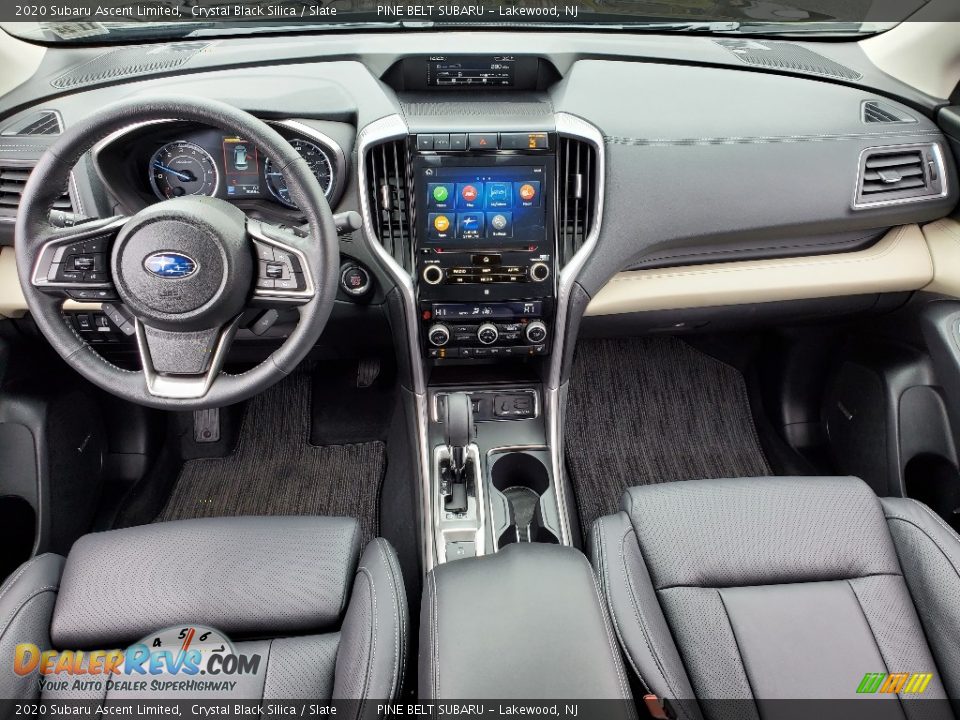 2020 Subaru Ascent Limited Crystal Black Silica / Slate Photo #6