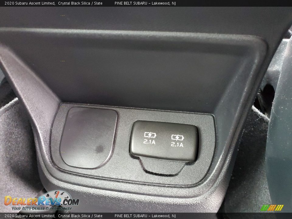 2020 Subaru Ascent Limited Crystal Black Silica / Slate Photo #13