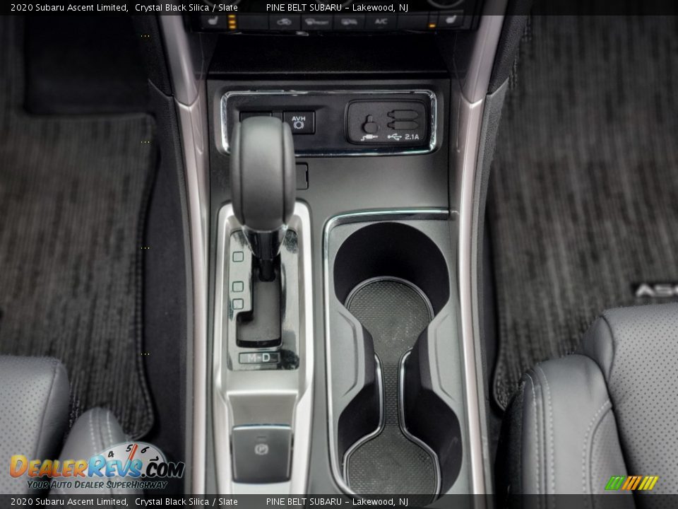 2020 Subaru Ascent Limited Crystal Black Silica / Slate Photo #16