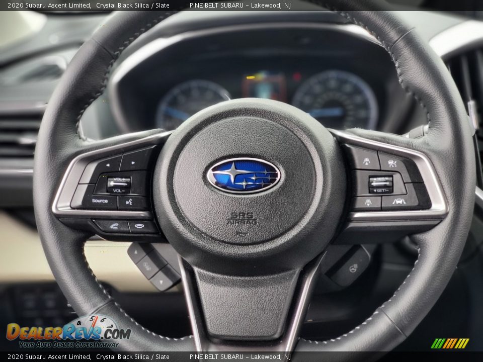 2020 Subaru Ascent Limited Crystal Black Silica / Slate Photo #18