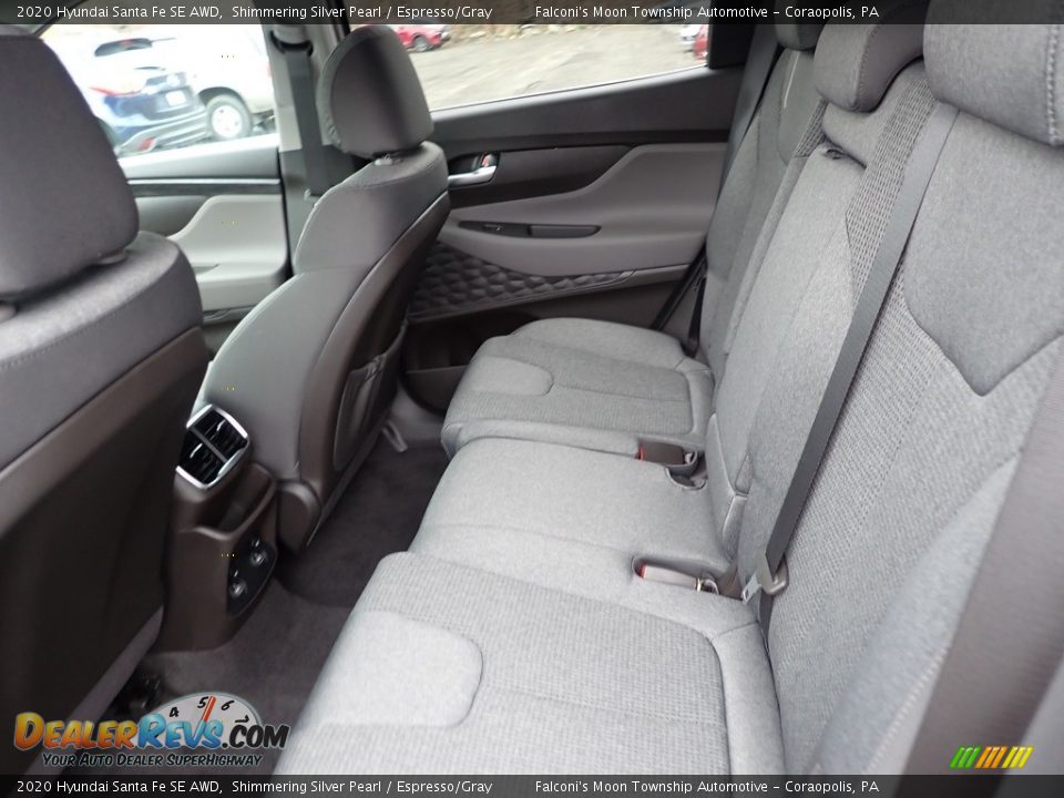 Rear Seat of 2020 Hyundai Santa Fe SE AWD Photo #8