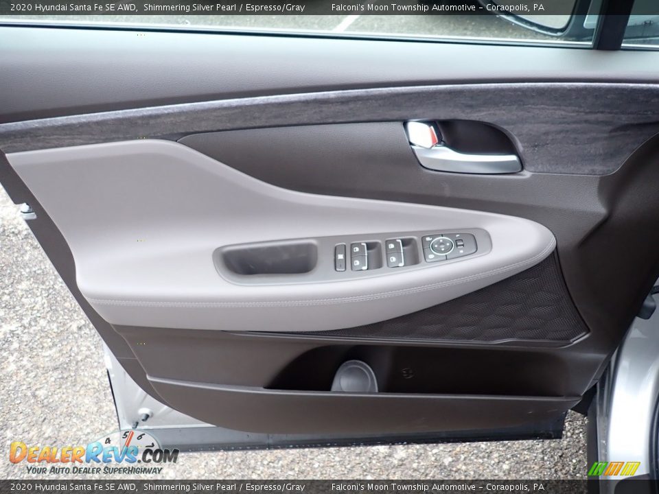 Door Panel of 2020 Hyundai Santa Fe SE AWD Photo #10
