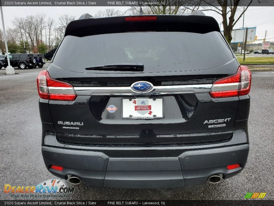2020 Subaru Ascent Limited Crystal Black Silica / Slate Photo #25