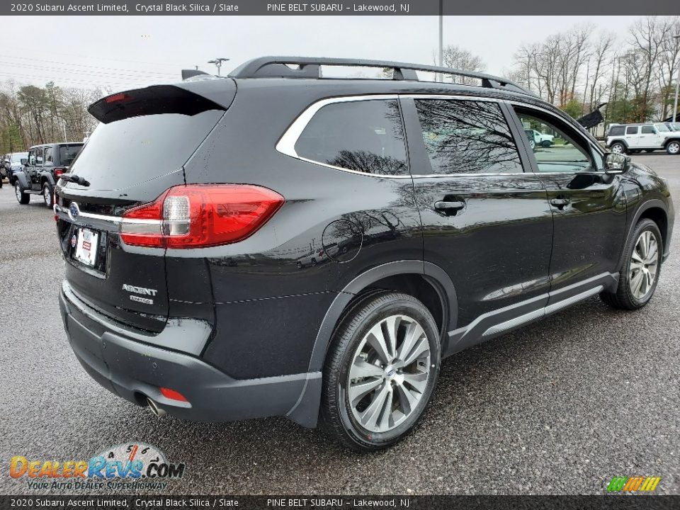 2020 Subaru Ascent Limited Crystal Black Silica / Slate Photo #26