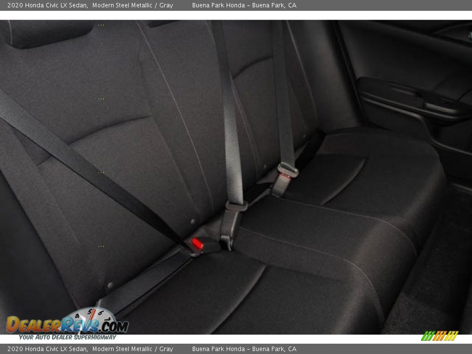 2020 Honda Civic LX Sedan Modern Steel Metallic / Gray Photo #28
