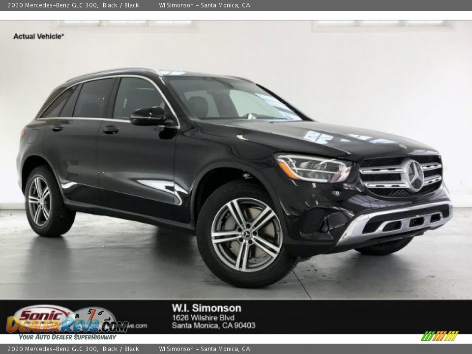 2020 Mercedes-Benz GLC 300 Black / Black Photo #1